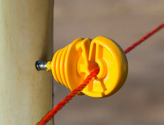 Aisladores de vallado eléctrico (100 unidades)