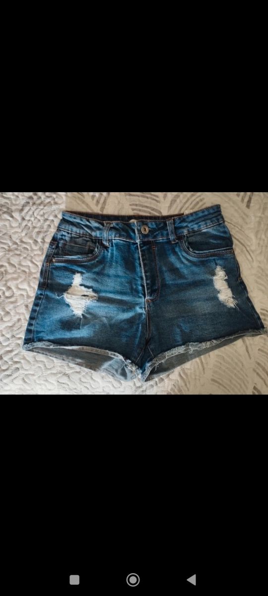 Shorts vaqueros rotos
