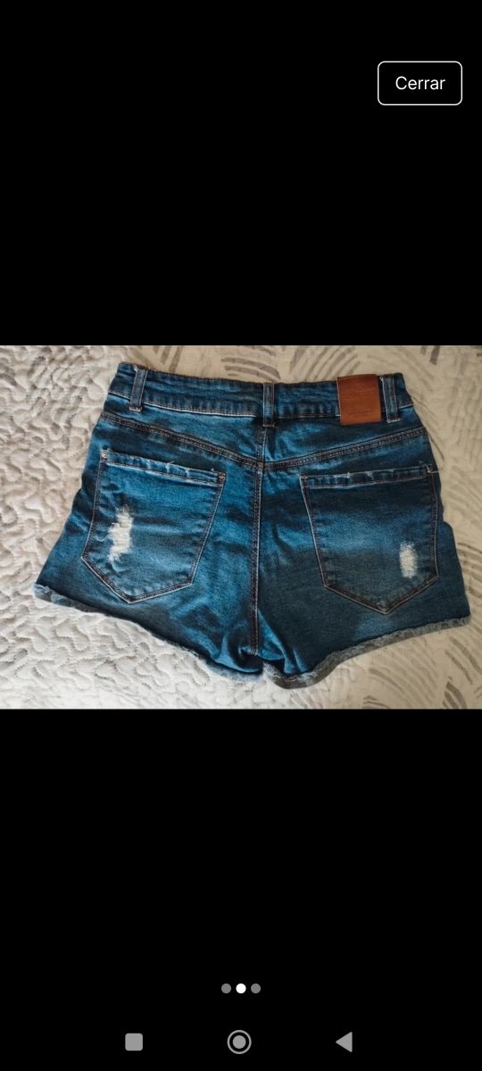 Shorts vaqueros rotos