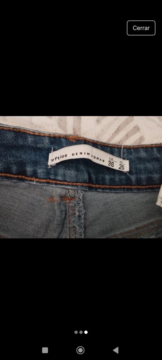 Shorts vaqueros rotos