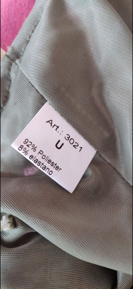 Vestido fiesta boho verde caqui: encaje, volantes,