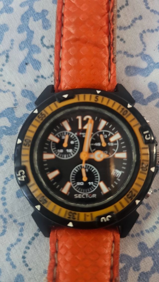Orologio Sector cronografo arancione 40mm