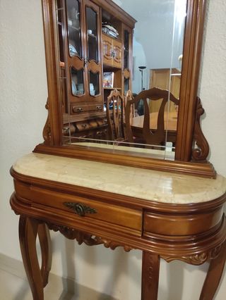 Mueble madera entrada