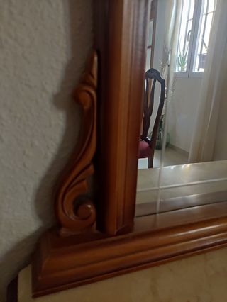 Mueble madera entrada