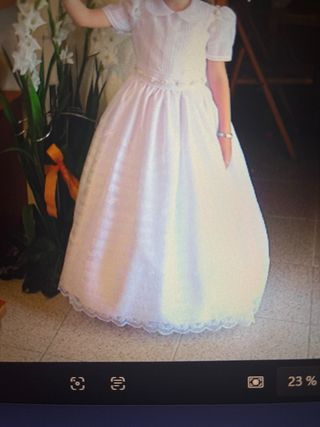 Cancan blanco comunión