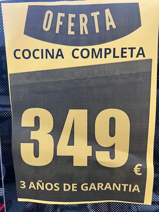 Cocina Indesit mixta gas-eléctrica 