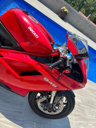 Ducati 848 - Moto roja