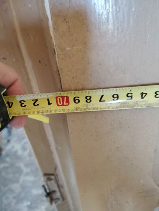 Puerta madera cristal vintage