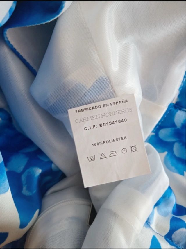 Vestido Carmen Horneros XXL - Nuevo