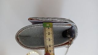 Bolso Fiesta Plata Brillante, 20*10 cm