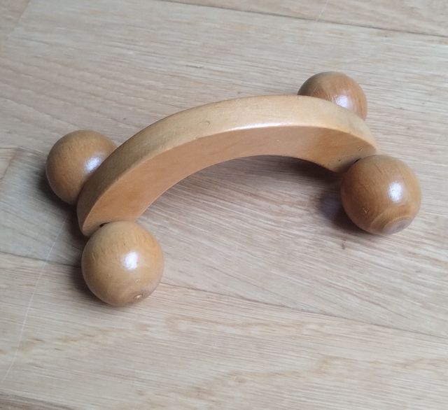 Masajeador rueda de madera