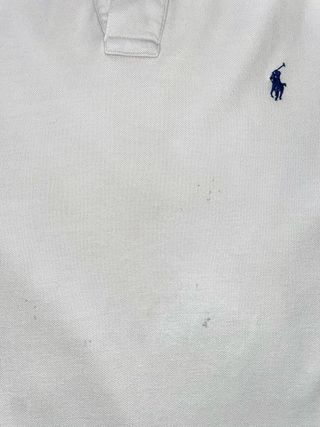 Polo Ralph Lauren Algodon blanco Cusom Slim Fit XL