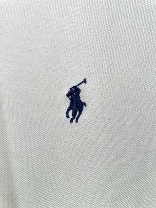 Polo Ralph Lauren Algodon blanco Cusom Slim Fit XL