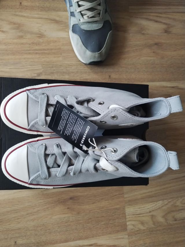 Converse CTAS grises talla 38 - NUEVAS