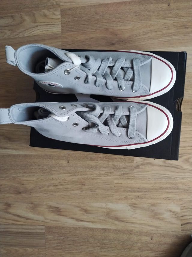 Converse CTAS grises talla 38 - NUEVAS
