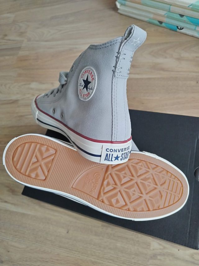 Converse CTAS grises talla 38 - NUEVAS