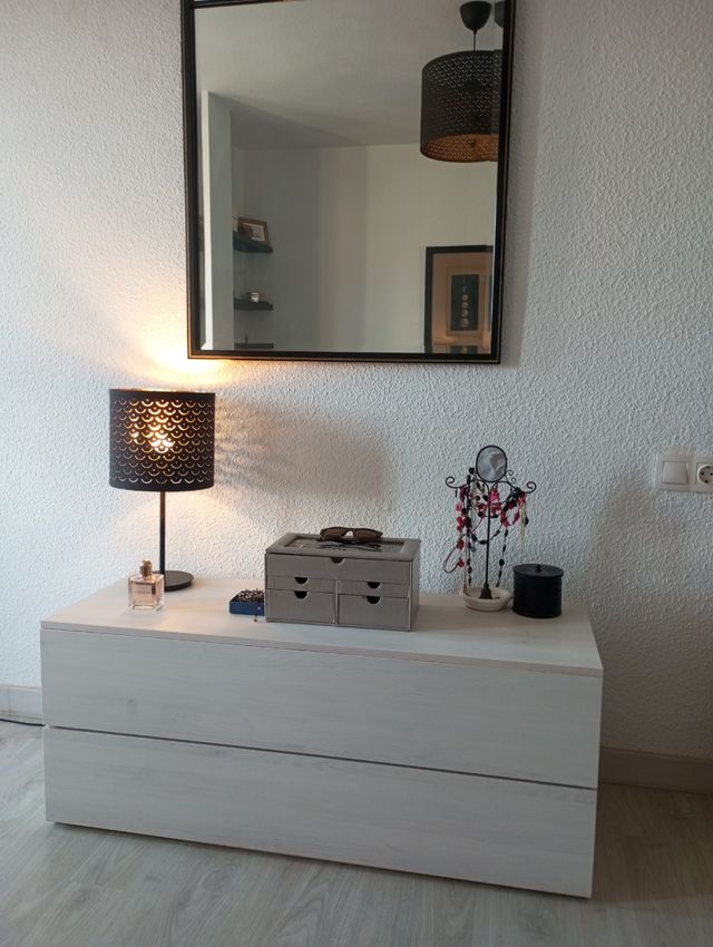 Zapatero banco beige - almacenaje