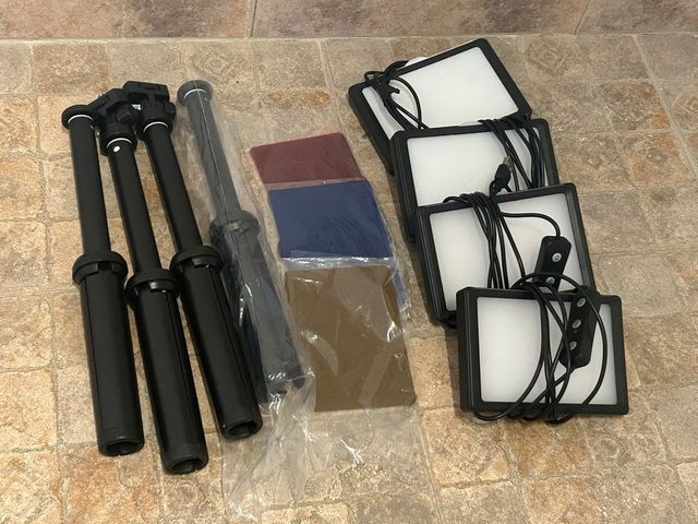 Kit Iluminación LED Vídeo 4x Panel