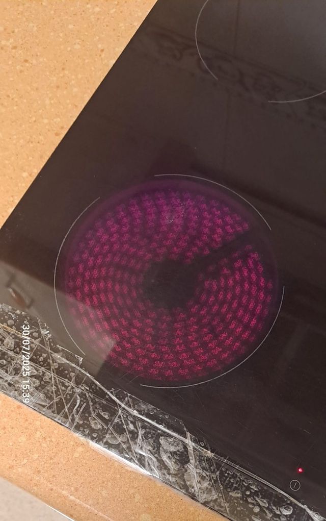 Vitrocerámica 3 fuegos  CRITAL RAJADO