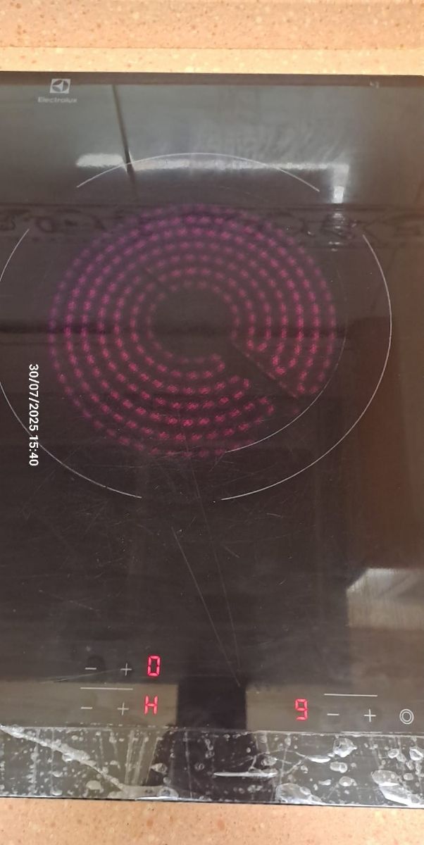 Vitrocerámica 3 fuegos  CRITAL RAJADO