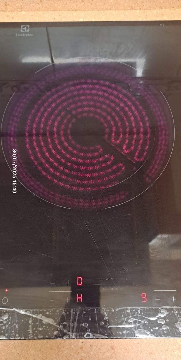 Vitrocerámica 3 fuegos  CRITAL RAJADO