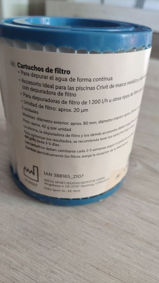 Bomba piscina - Filtro 302001002197 Con filtro