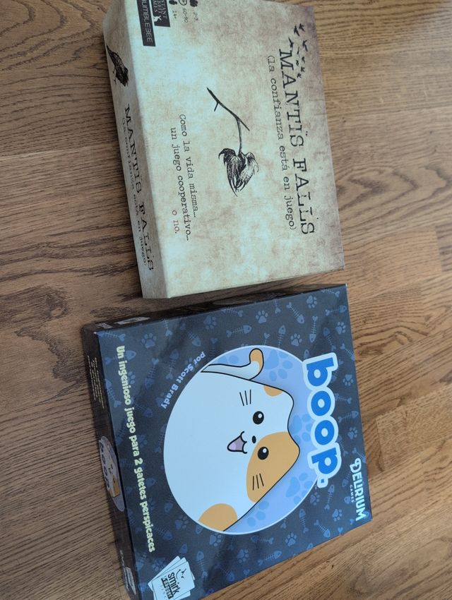 Juegos de mesa: Mantis Falls & Boop