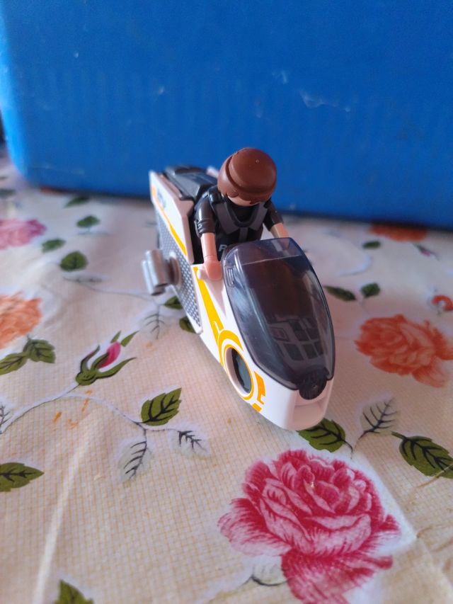 Playmobil Coche Deportivo espía,kart,y moto espía