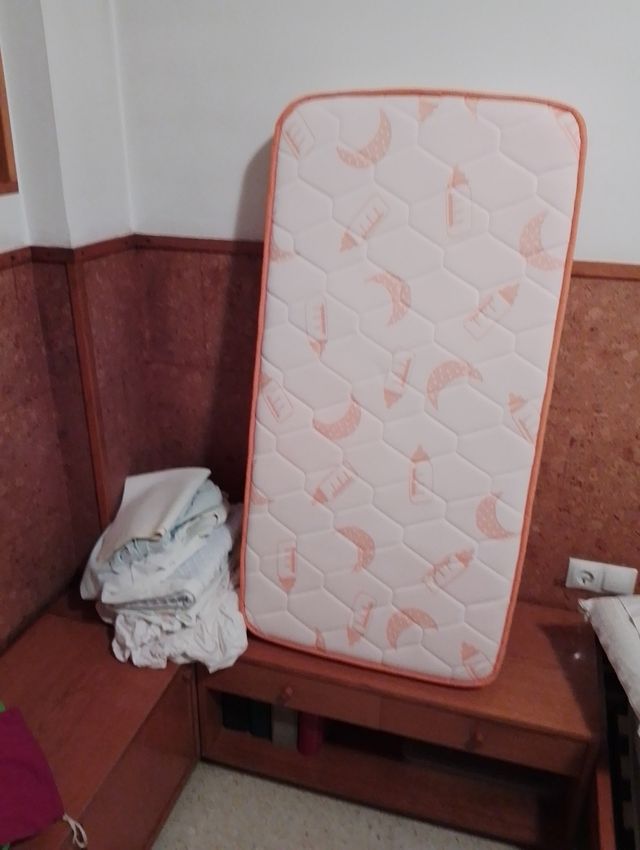 Colchón bebé niño (0-4 años) 60x120 regalo sábanas
