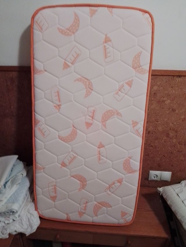 Colchón bebé niño (0-4 años) 60x120 regalo sábanas