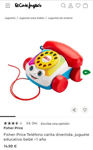 Teléfono Fisher-Price Infantil