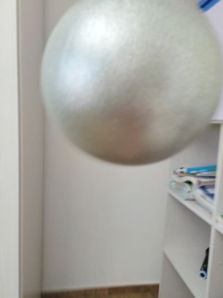 Palla ginnastica ritmica argento glitter