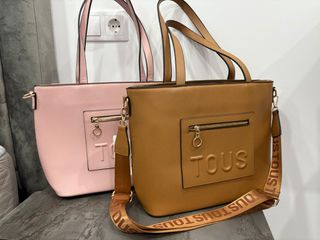 2 Bolsos T - Marrón y Rosa