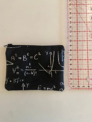 Monedero matemático - hecho a mano