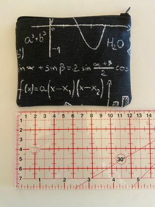 Monedero matemático - hecho a mano