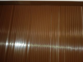 Strisce per tende in PVC marrone opaco