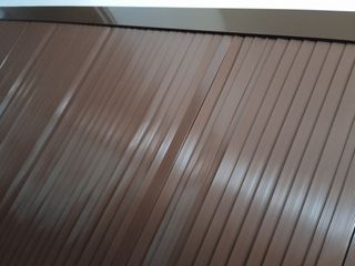 Strisce per tende in PVC marrone opaco