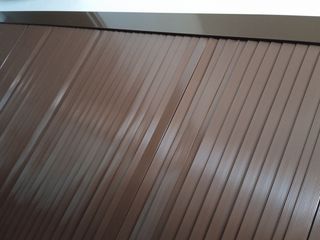 Strisce per tende in PVC marrone opaco