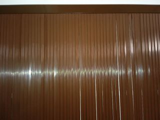 Strisce per tende in PVC marrone opaco