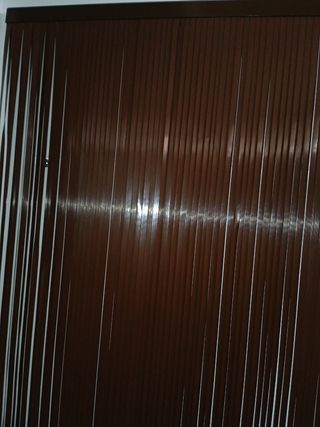 Strisce per tende in PVC marrone opaco