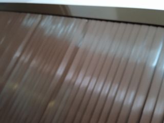 Strisce per tende in PVC marrone opaco