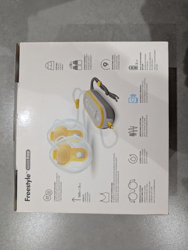 REBAJADO! Sacaleches doble Medela Hands free