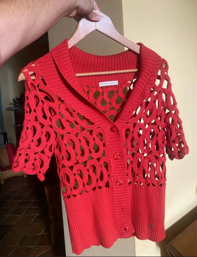 Chaqueta roja Purificación García