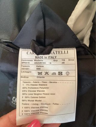 Abito Carlo Pignatelli - Matrimonio .Con etichetta