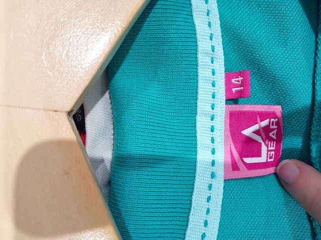 Polo LA GEAR mujer turquesa XL