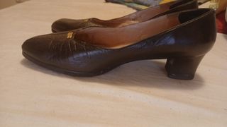 Zapatos tacón negros Sanse