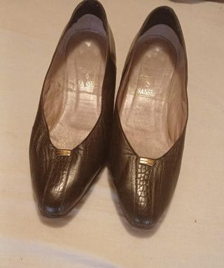 Zapatos tacón negros Sanse