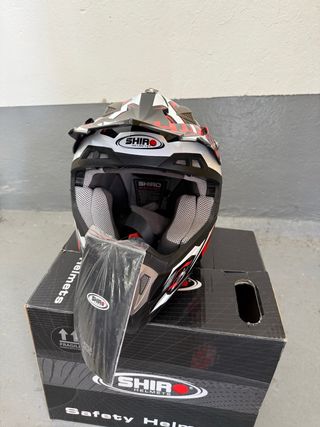 Casco Shiro MX-917 Thunder Rojo
