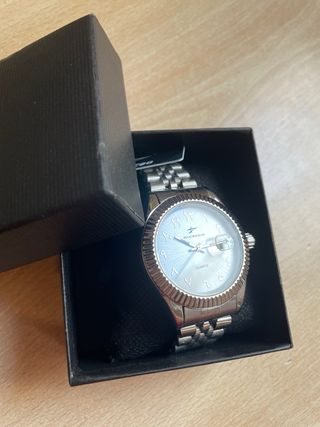 Reloj Ricecgo cuarzo plata