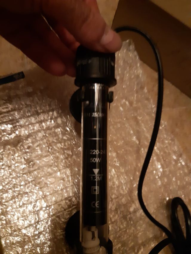 Calentador acuario 50w - 30cm